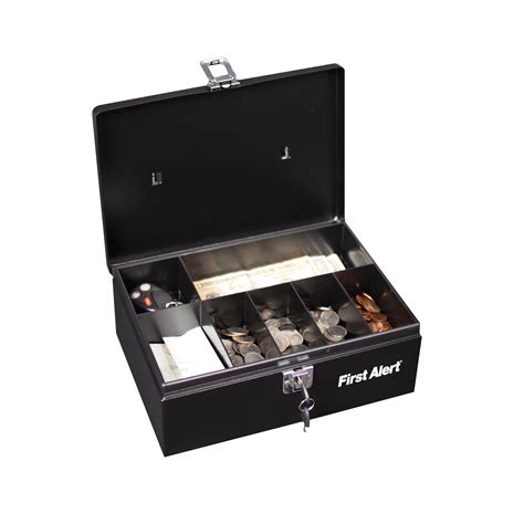 first alert 3020f steel cash box|First Alert Steel Cash Box with Removable Tray (3020F).